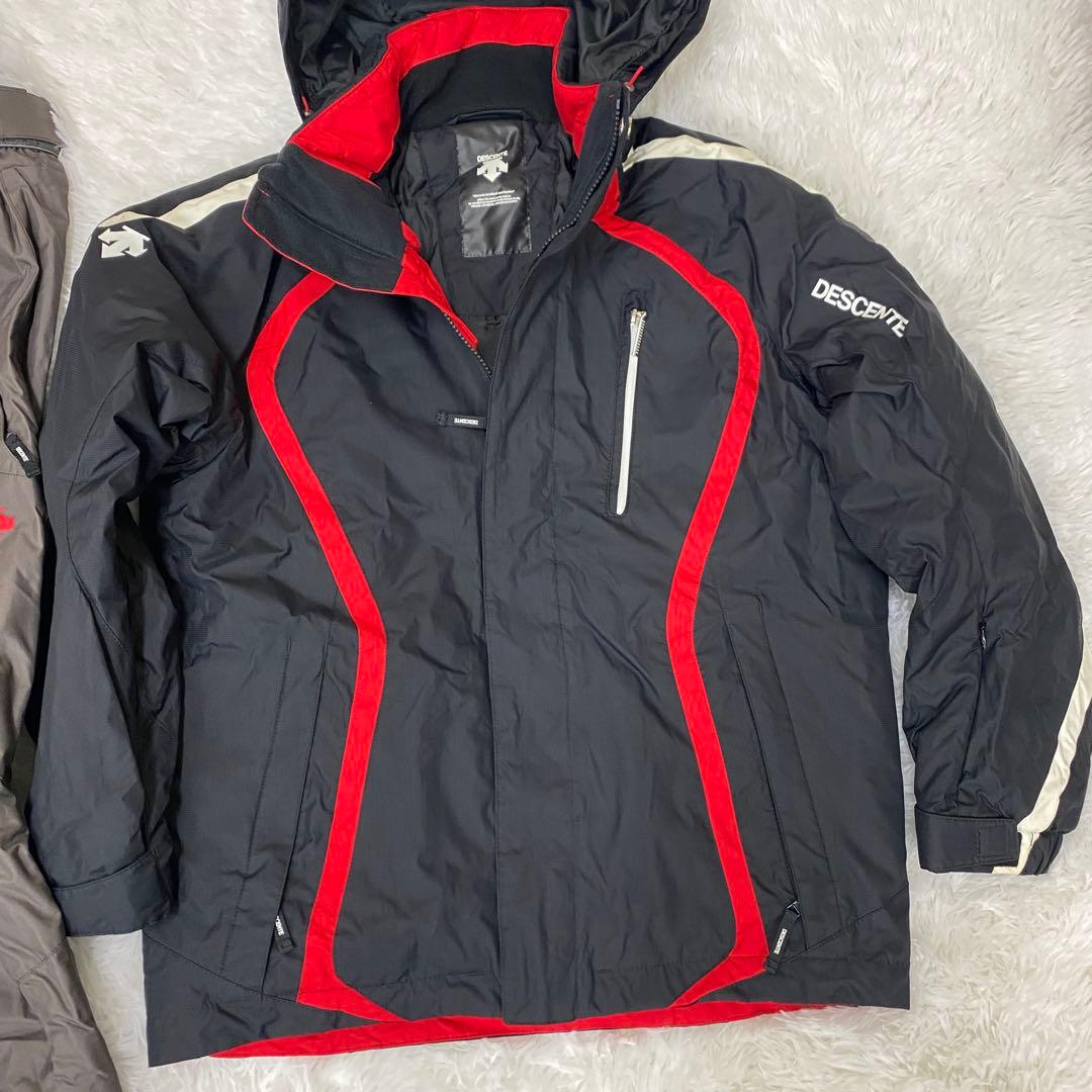 【良品】DESCENTE デサント スキースノーウェア Mサイズ 上下セット