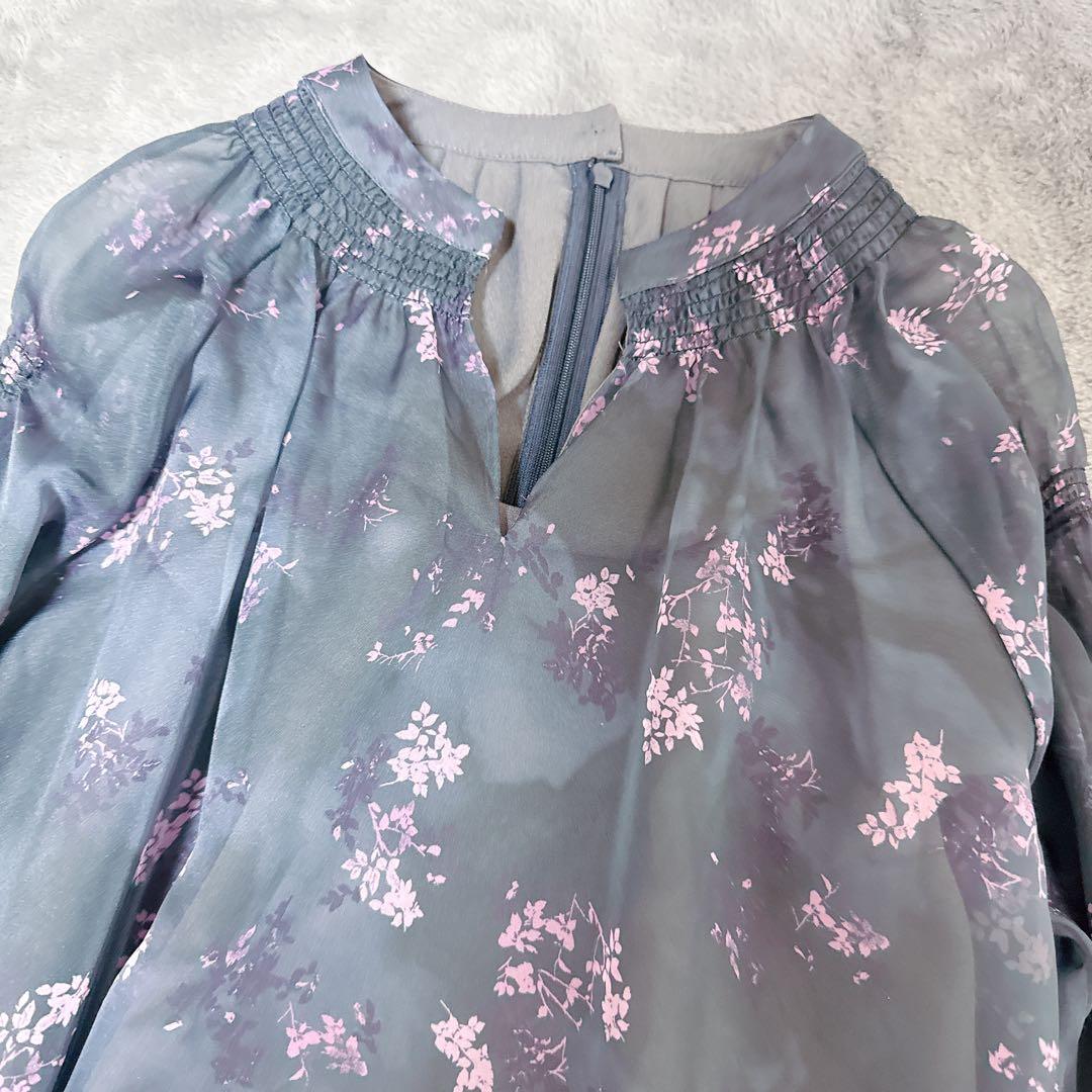 ワンピース Ameri NORA FLOWER LAYERED DRESS M