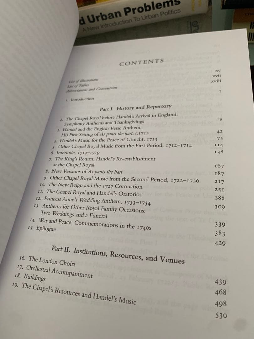 希少　Handel and the English Chapel 