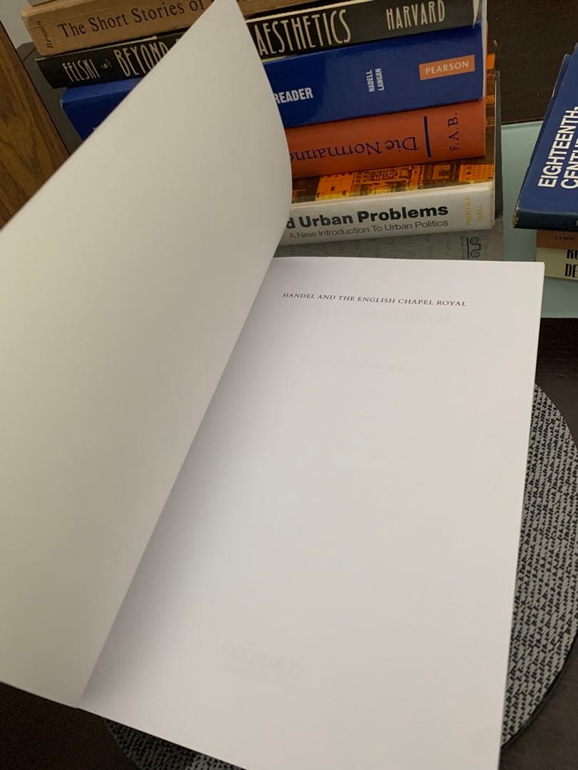 希少　Handel and the English Chapel 