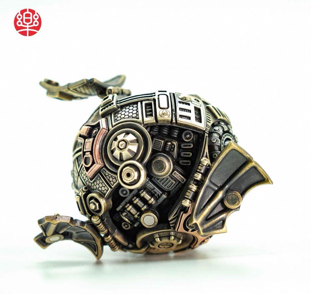 サイバーパンク　ボール　機械　置物　手持ち無沙汰