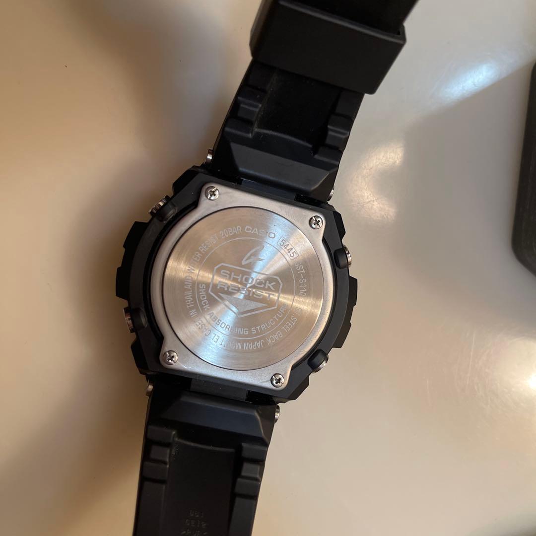 【美品】CASIO G-SHOCK G-STEEL GST-S110-1A