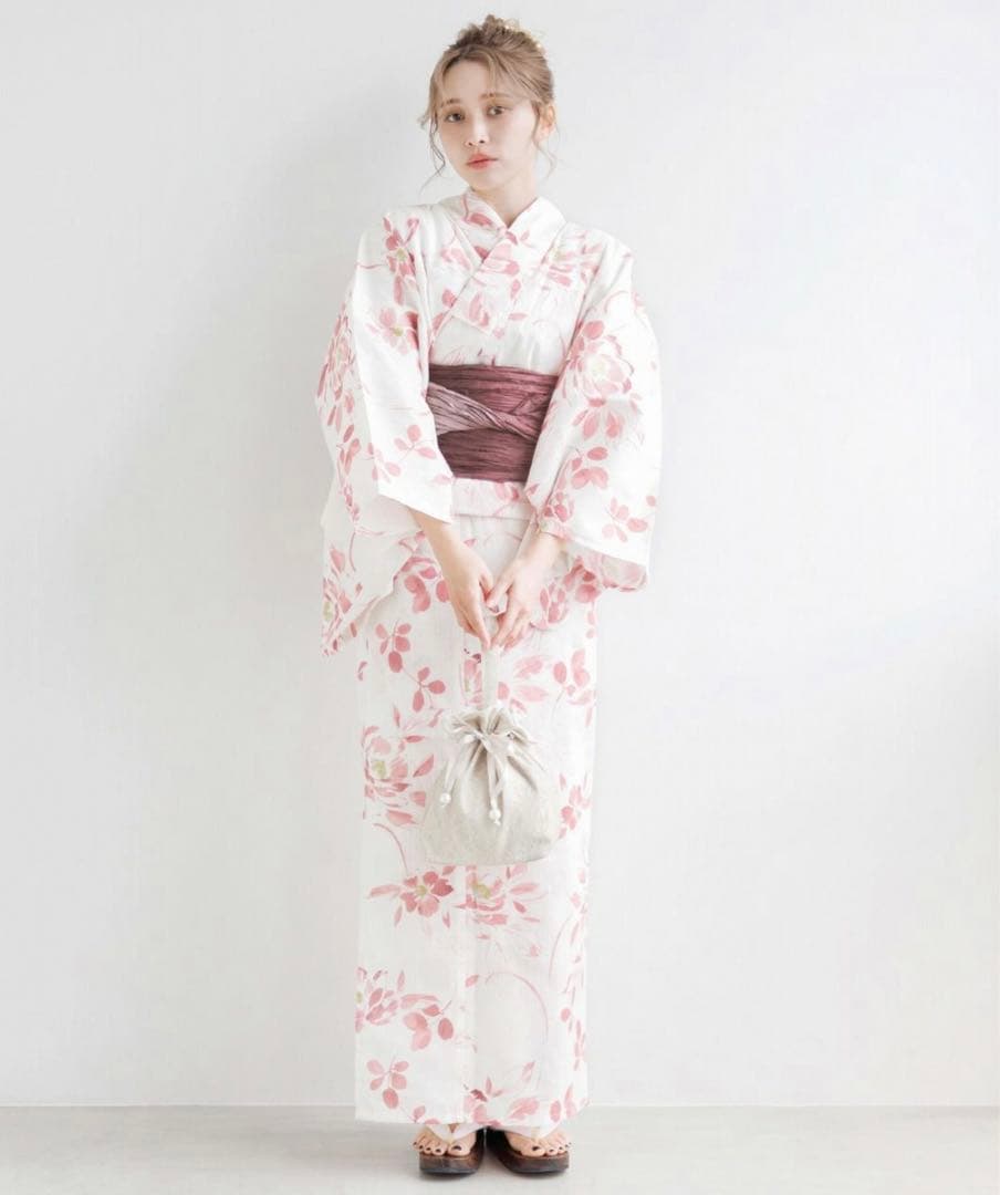 dita【泡沫の花しらべ(妃)】ピンク系 2025 浴衣5点セット