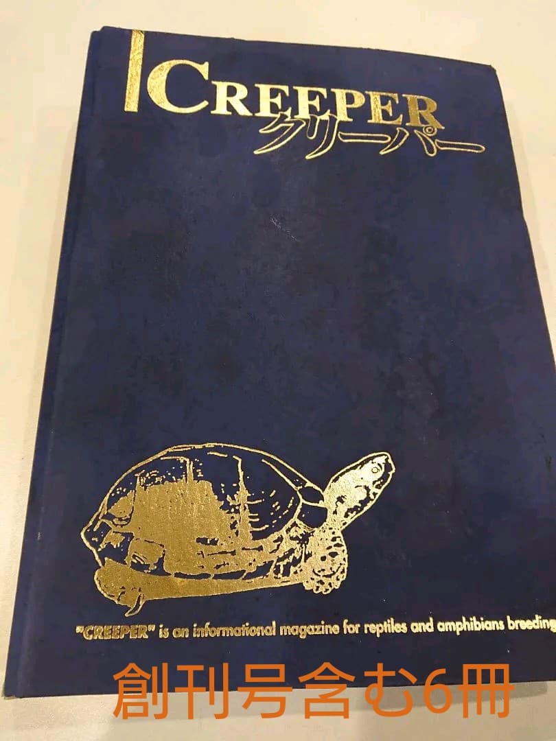クリーパー 6冊 爬虫・両生類情報誌 創刊3号No.6・8・11・20・22