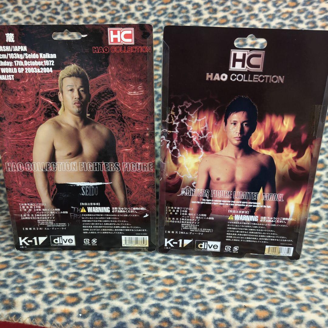 K-1 ボクシングフィギュア 武蔵　魔裟斗　ＨＡＯ ＣＯＬＬＥＣＴＩＯＮセット