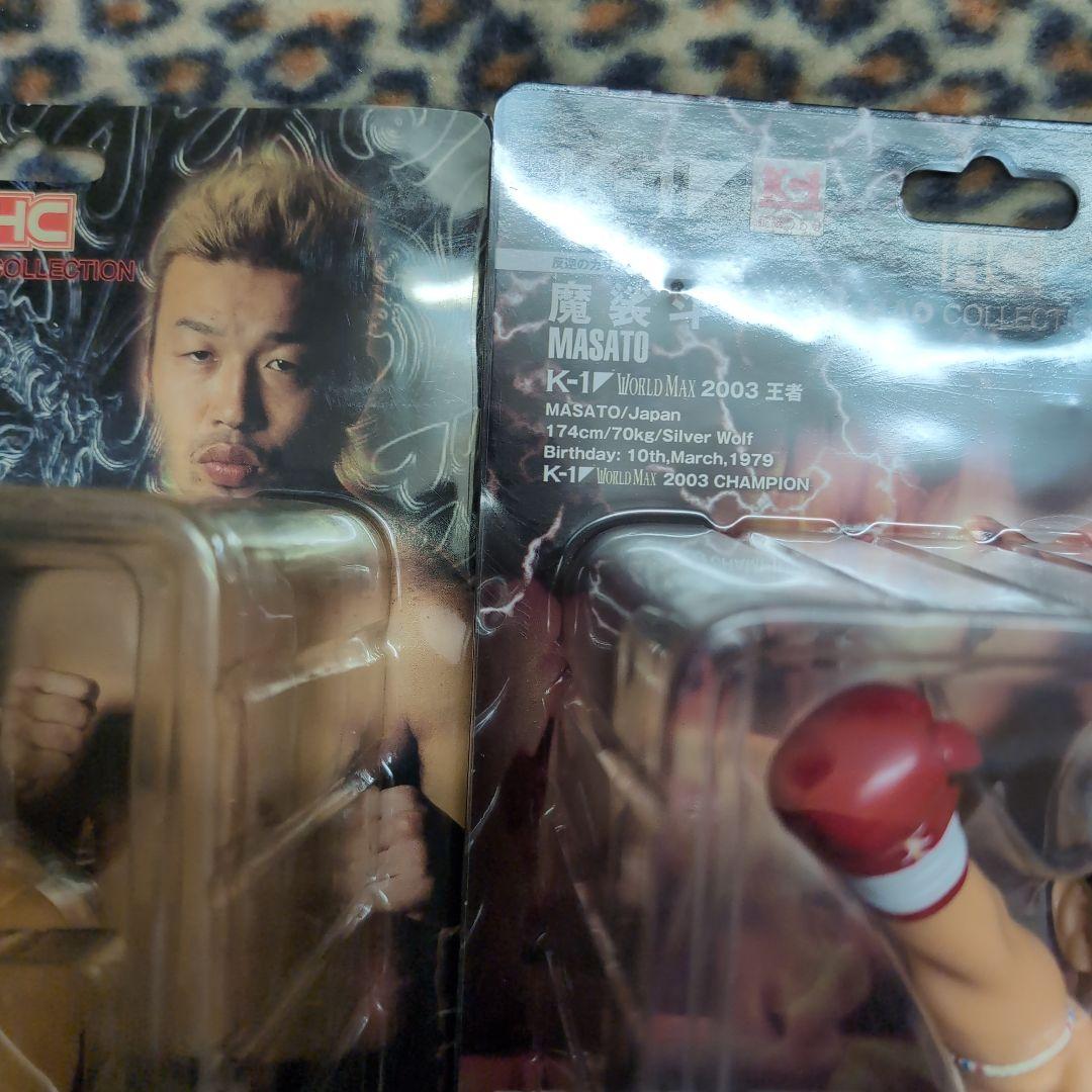 K-1 ボクシングフィギュア 武蔵　魔裟斗　ＨＡＯ ＣＯＬＬＥＣＴＩＯＮセット
