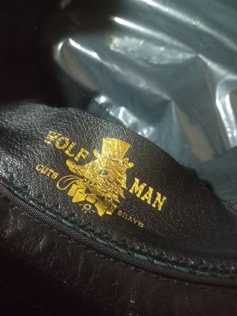 極美品　希少　ミスターファットマン　レザーハット　日本製　RRL　schott