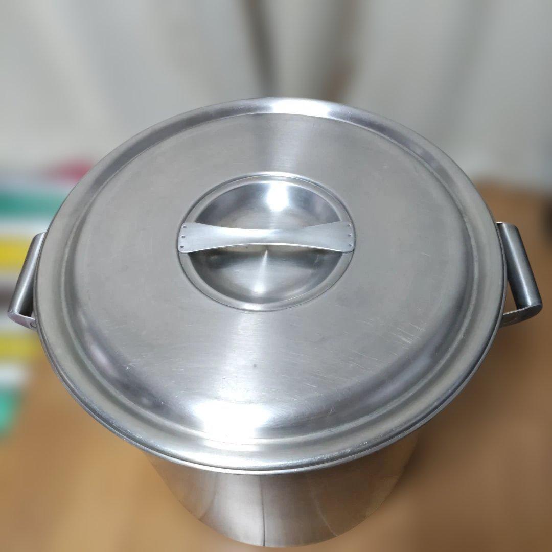 ③ステンレス寸胴鍋　42cm　大容量　業務用