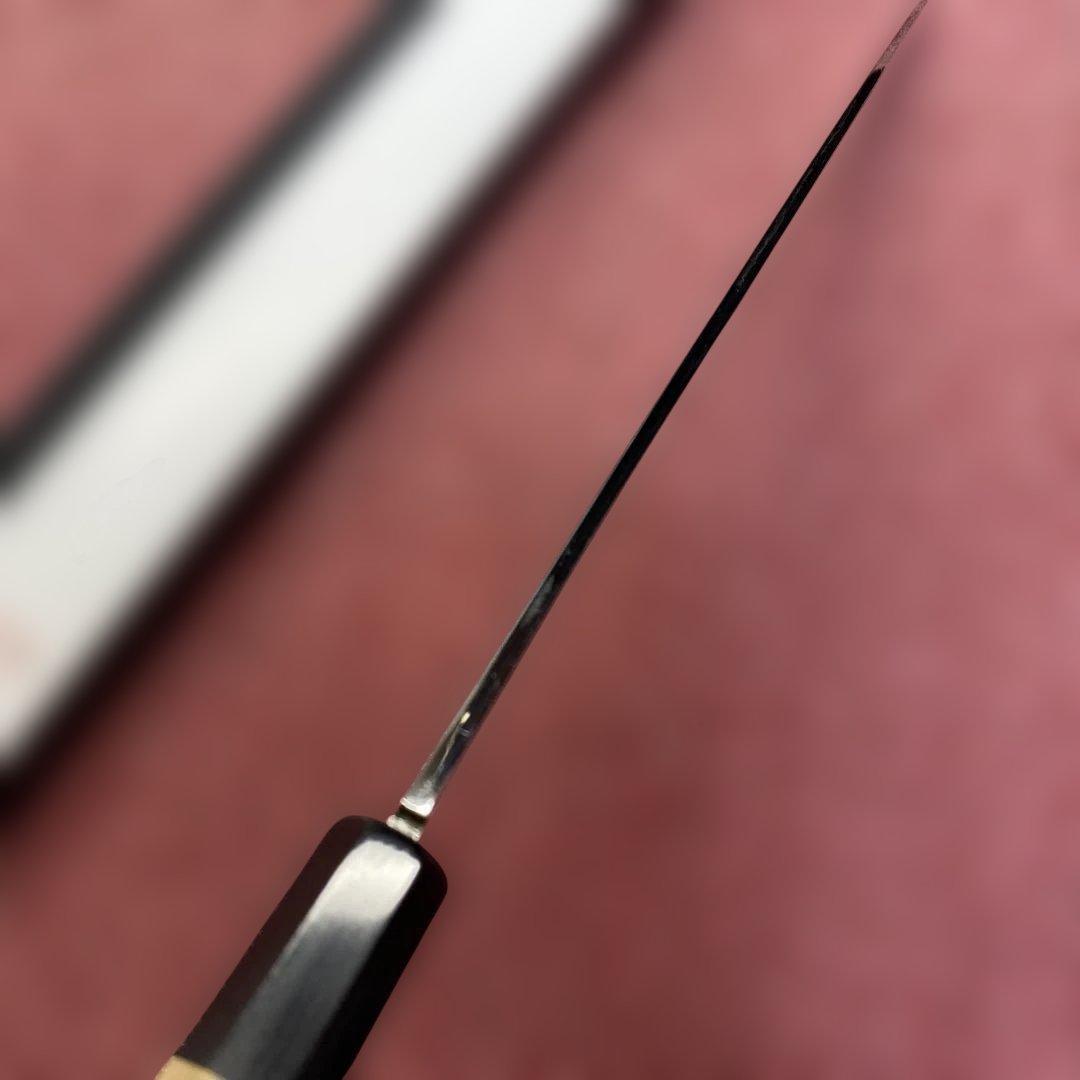 銀三　柳刃包丁　300㎜ 尺0寸　鏡面、本刃付け