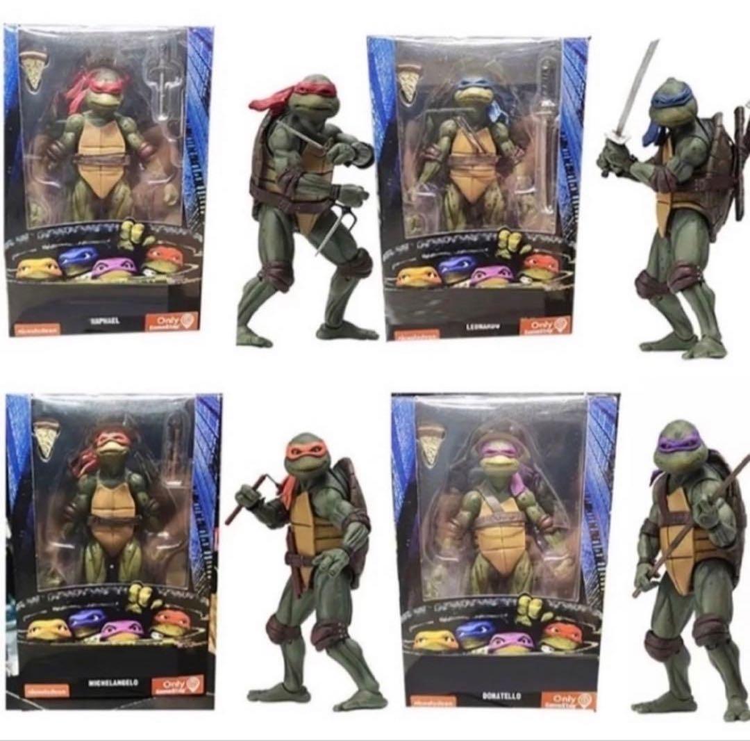 ネカ　NECA ミュータントニンジャタートルズ アクションフィギュア　4体