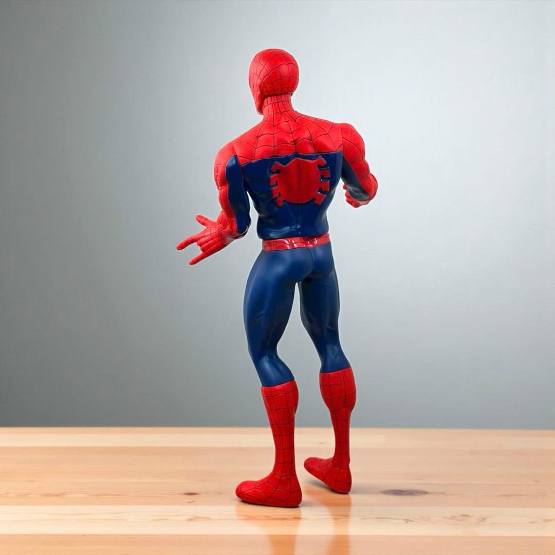 スパイダーマン80cm特大ソフビ フィギュア(訳あり)