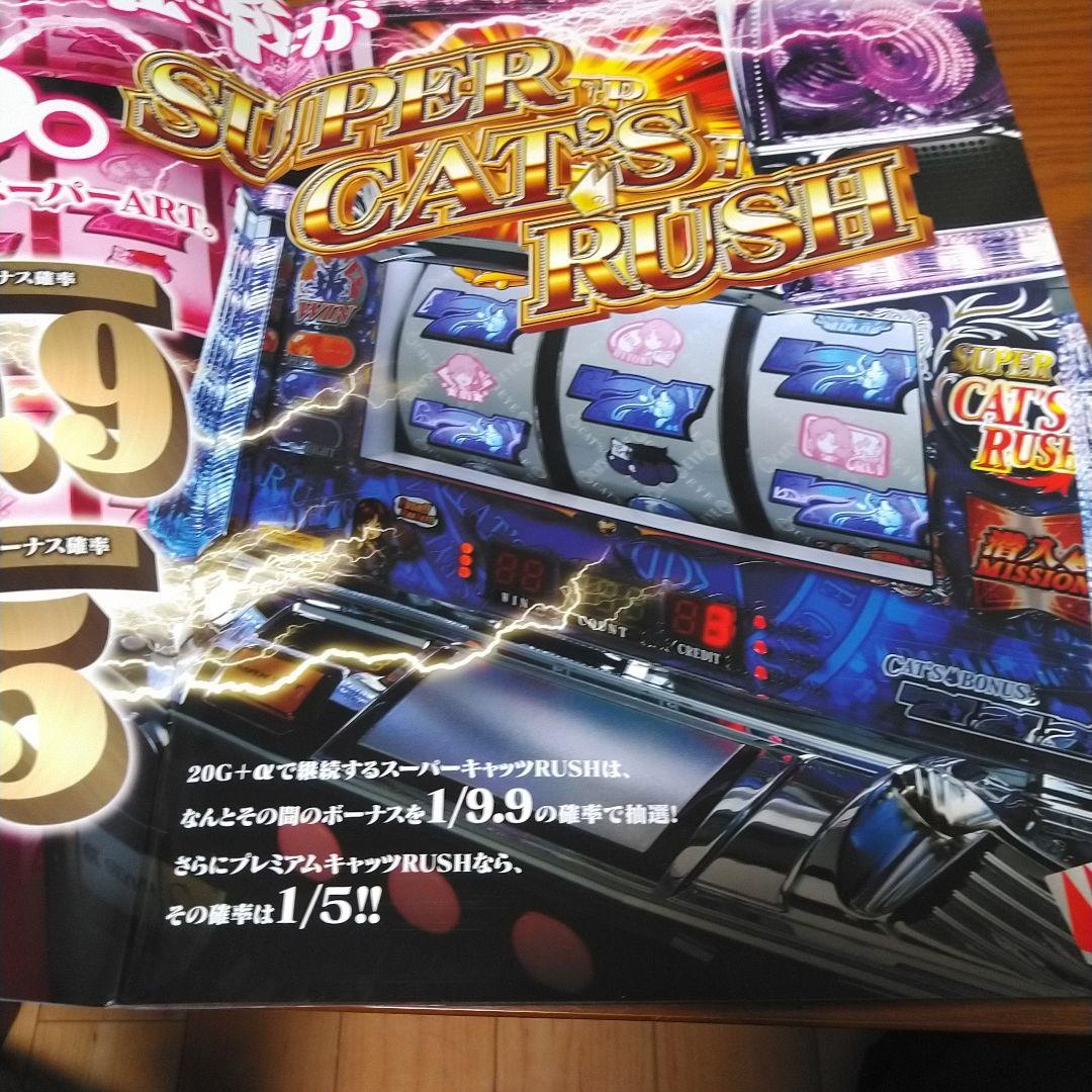 パチスロ　キャッツアイ　店舗用パンフレット非売品