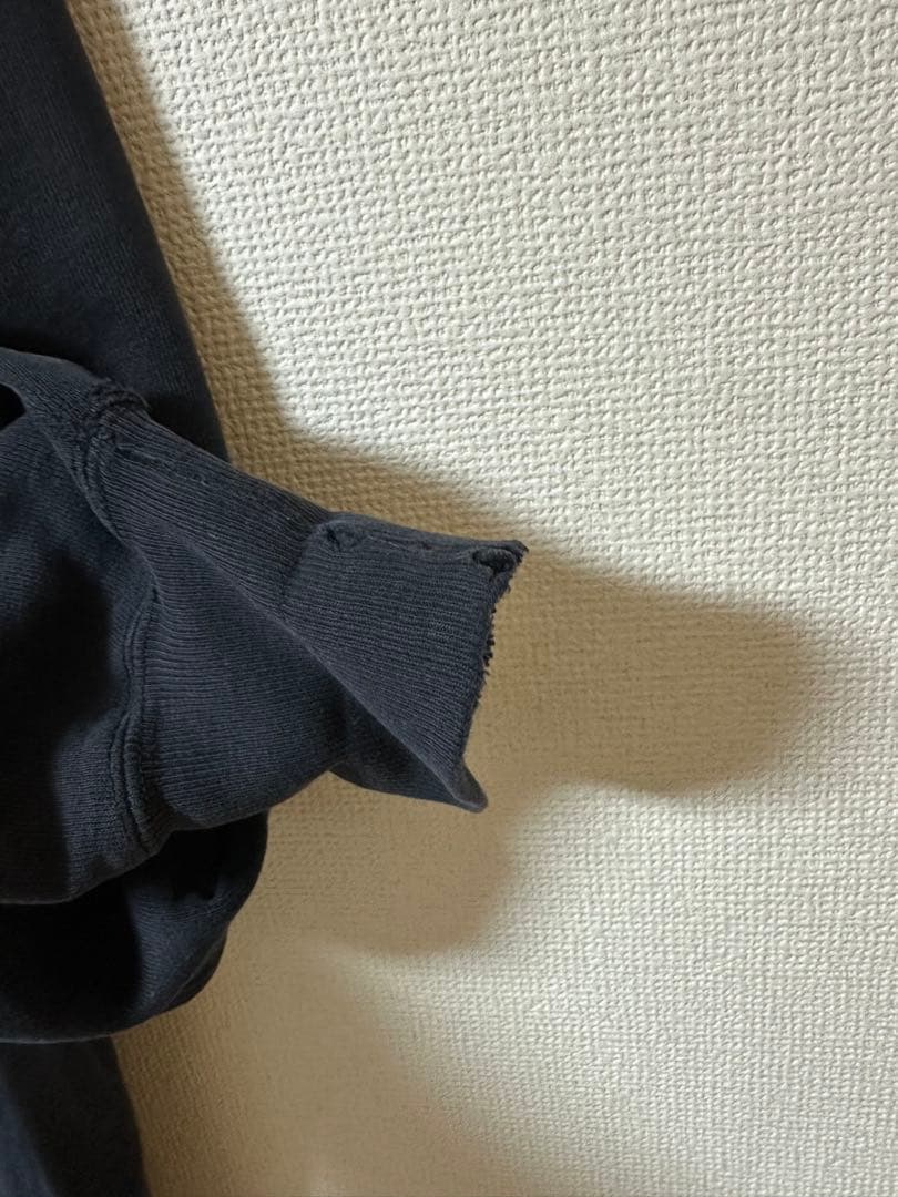 champion リバースウィーブ　ブラック　目あり　USA製　90's