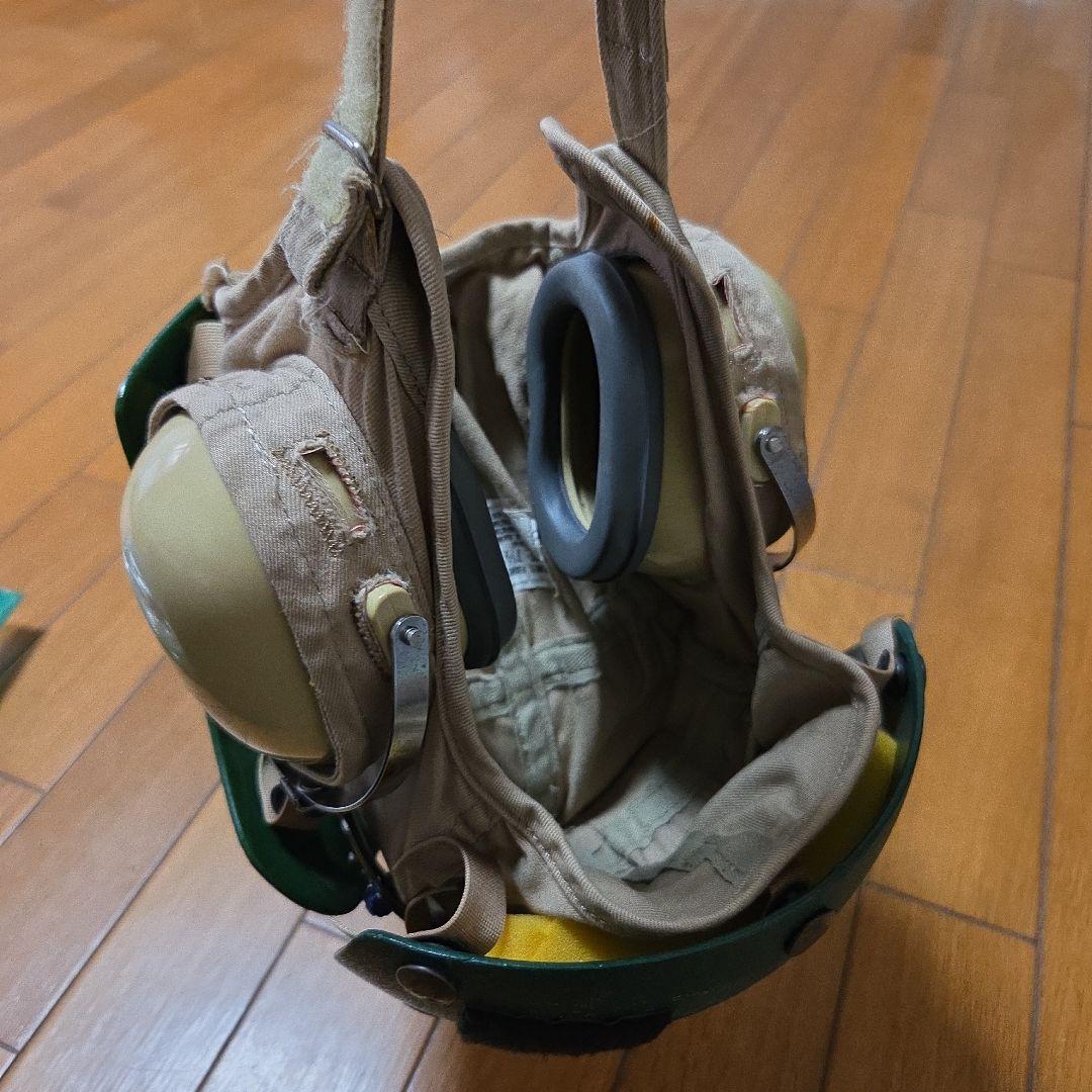 米軍　実物　フライトデッキクルー　ヘルメット グリーン　７ 1/2