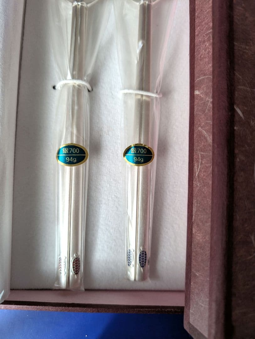 銀製 箸 スプーン カトラリー AG700 74g×2