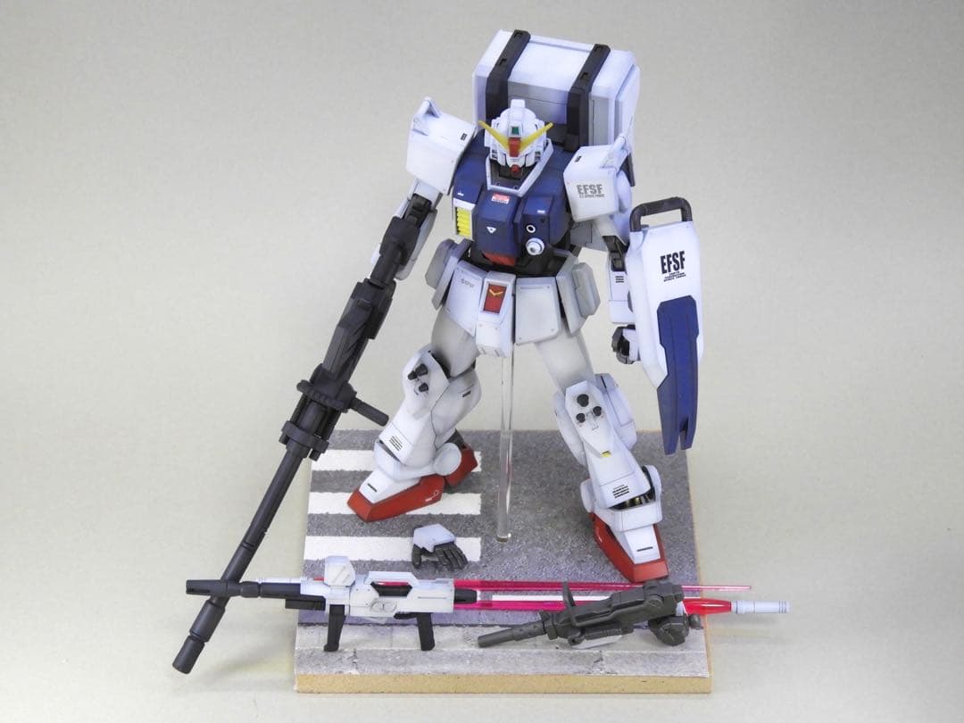 HGUC 陸戦型ガンダム 全塗装 / ガンプラ 完成品