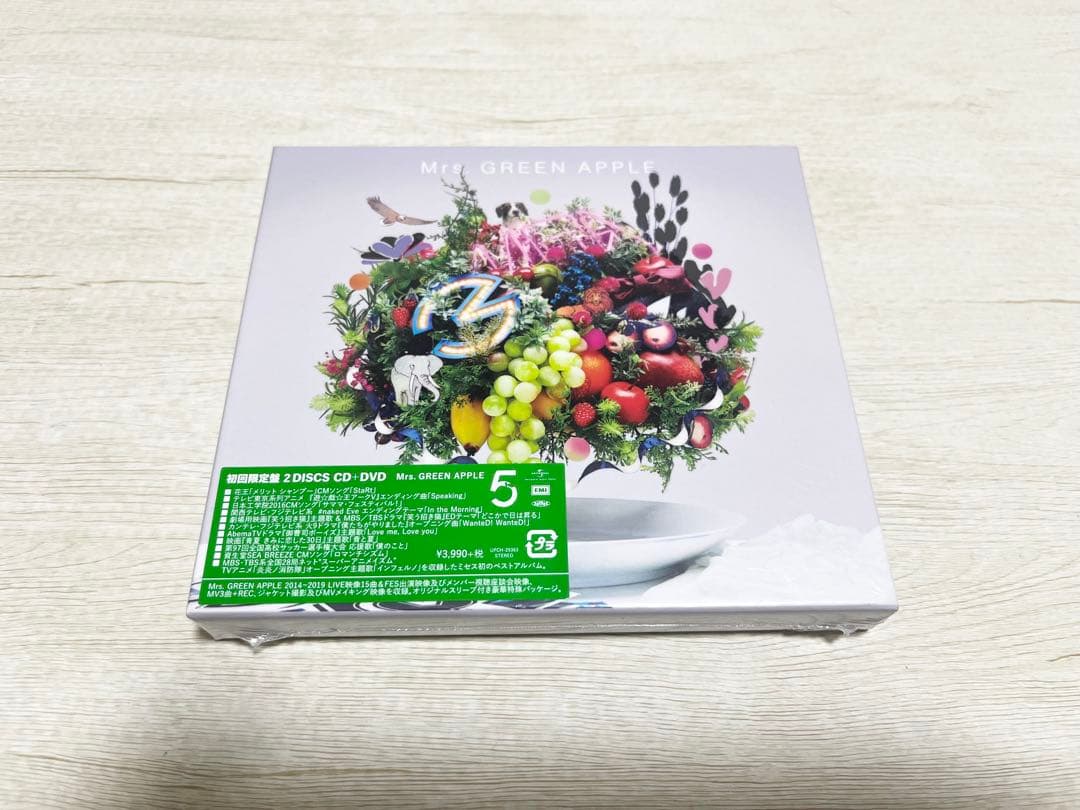 《新品》 Mrs. GREEN APPLE / 5 初回限定盤