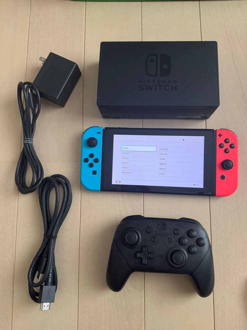 NintendoSwitch 本体256gb付き プロコン付き