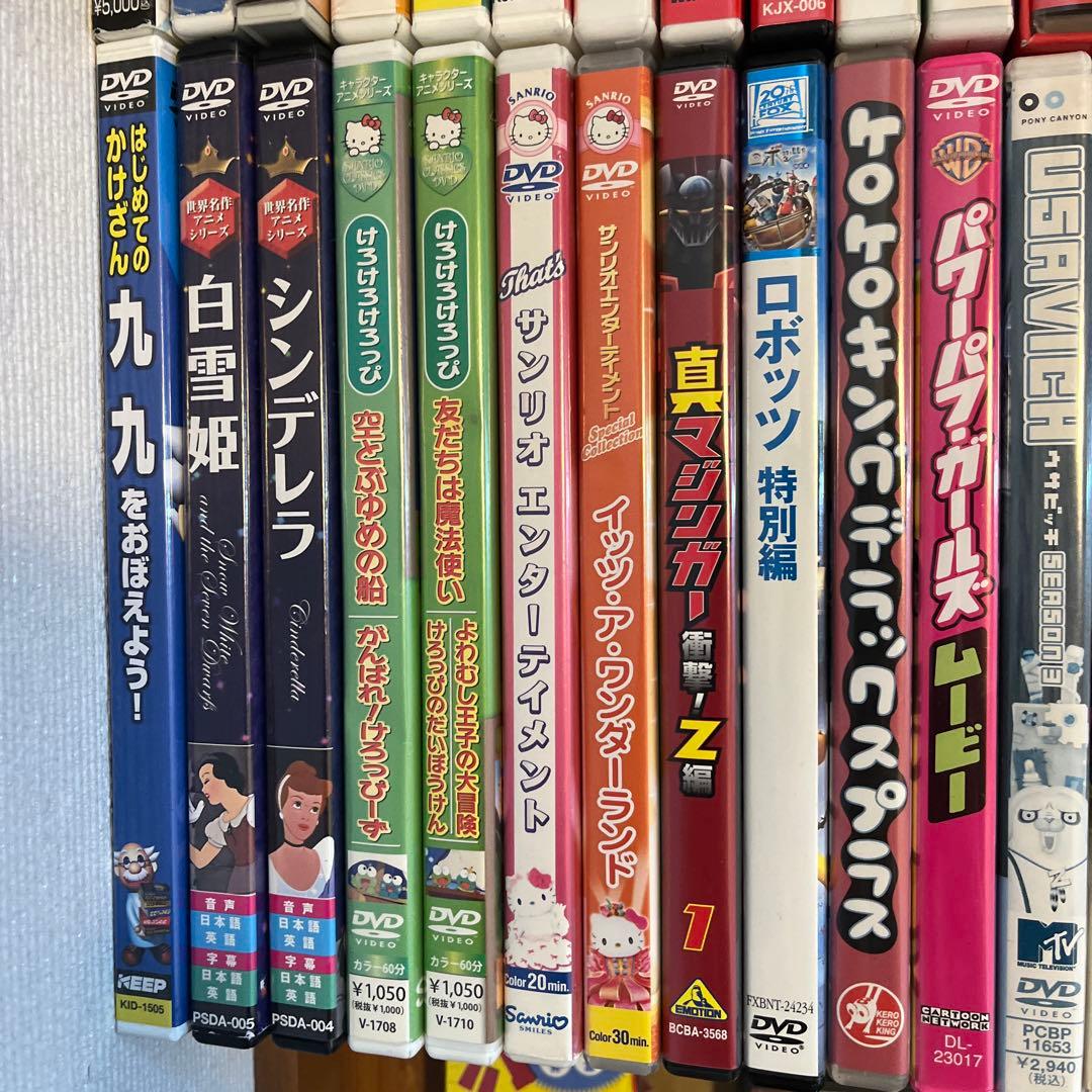 ディズニーなど子供向け　DVD まとめ売り　約85枚　未検品