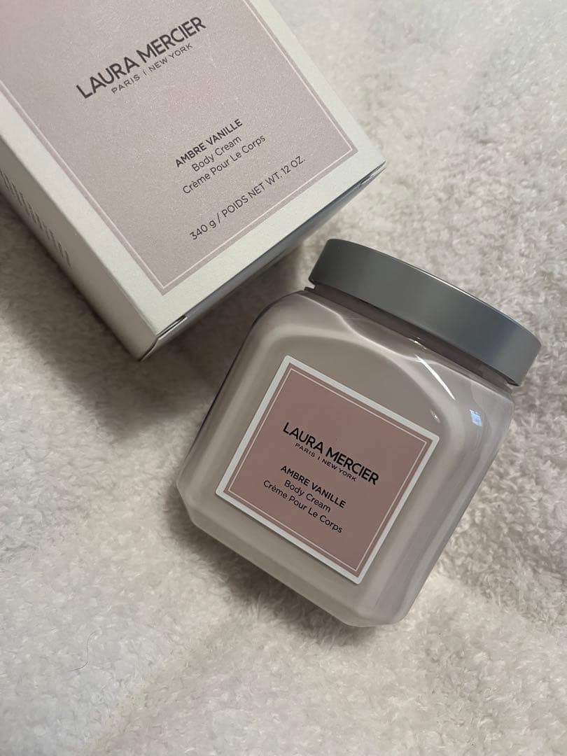 LAURA MERCIER アンバーバニラ ボディクリーム 340g