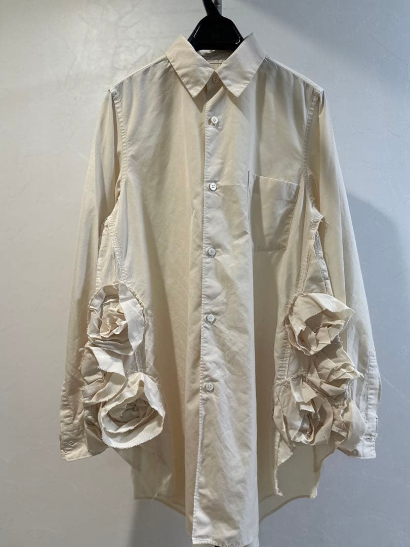 AD2023 コムコム　コムデギャルソン　バラ　シャツ　ブラウス