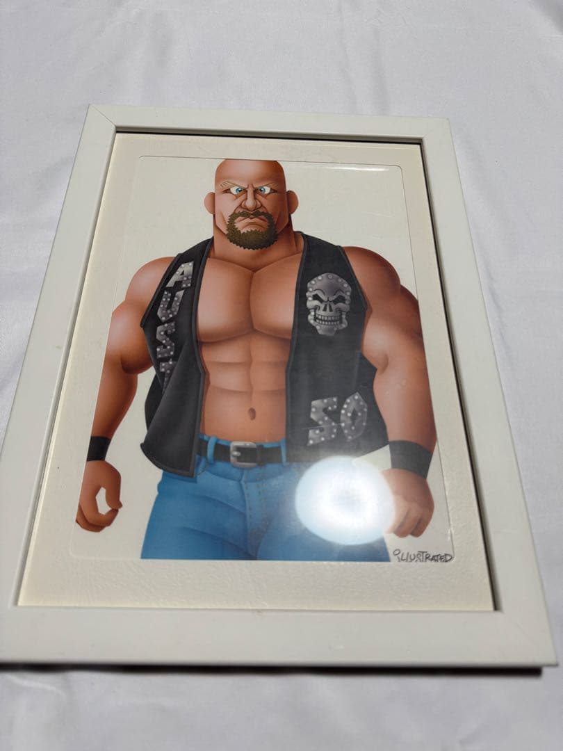坂井永年氏　オースチン　原画　WWE プロレス