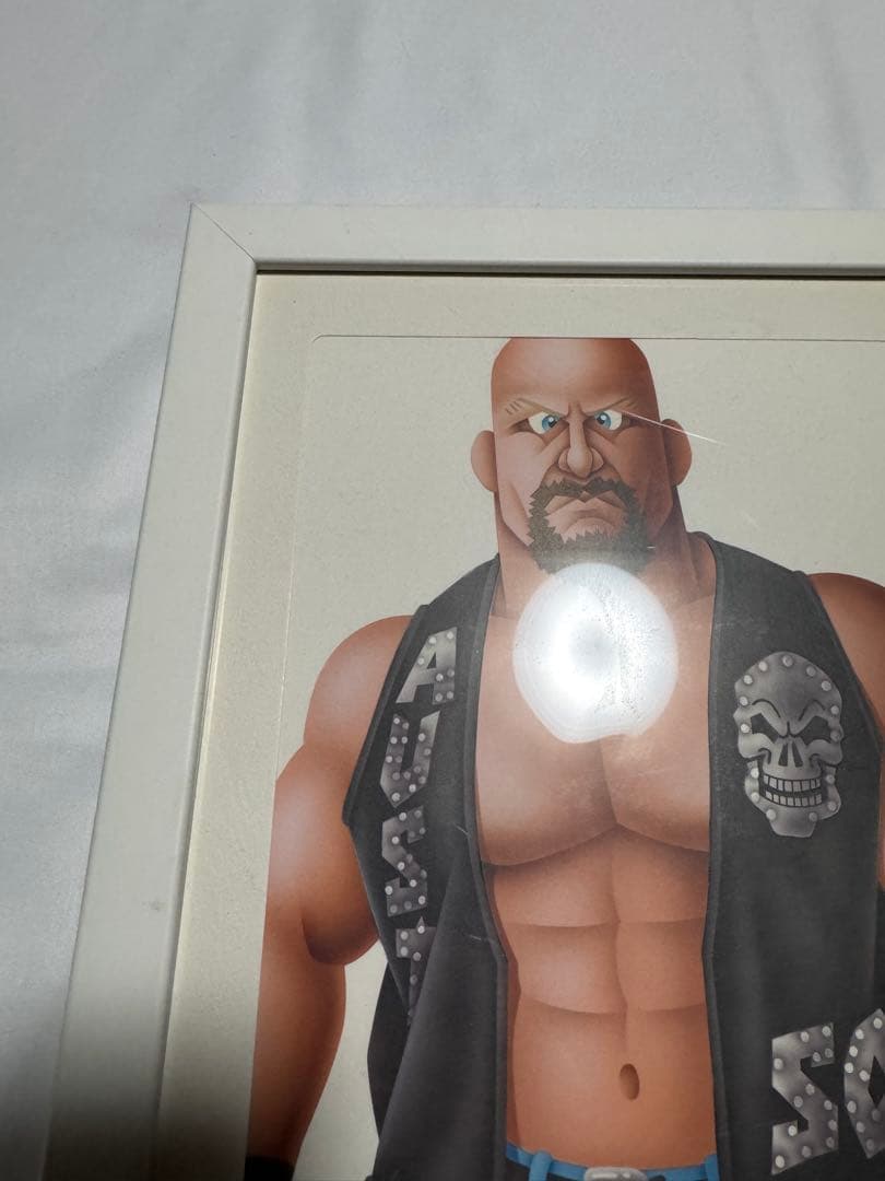 坂井永年氏　オースチン　原画　WWE プロレス