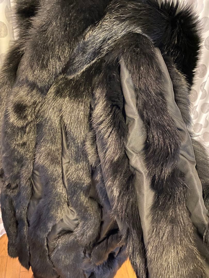 GRES BOUTIQUE グレファーシルク　リバーシブルコート XL