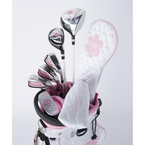 B品★マリクレールゴルフ★スターターセット(6本セット+キャディバッグ)WT