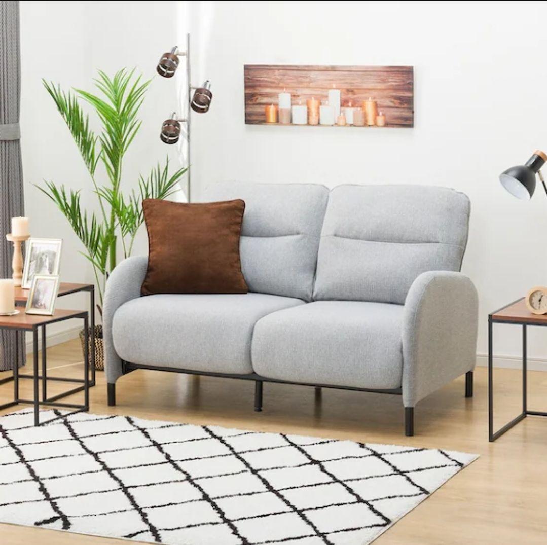 カウチソファにもなるソファベッド XL01 GY