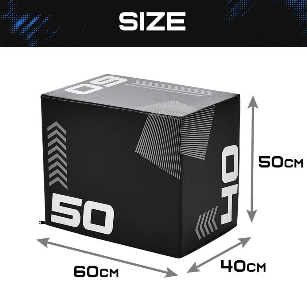 プライオボックス 40×50×60cm昇降台跳び箱ジャンプ台ステップ台3in1