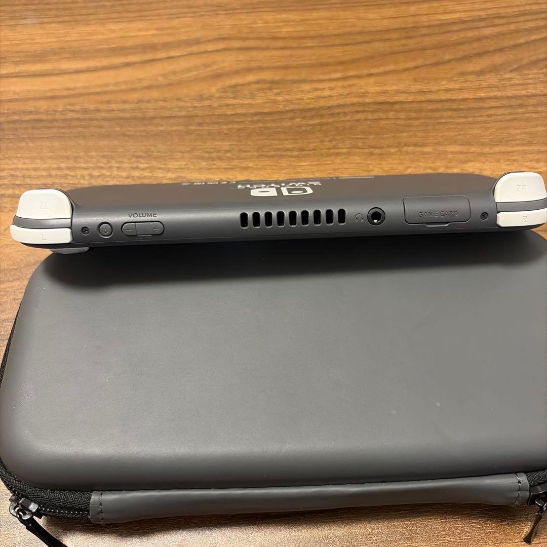 Nintendo Switch Lite グレー 本体 充電器　ケース付き