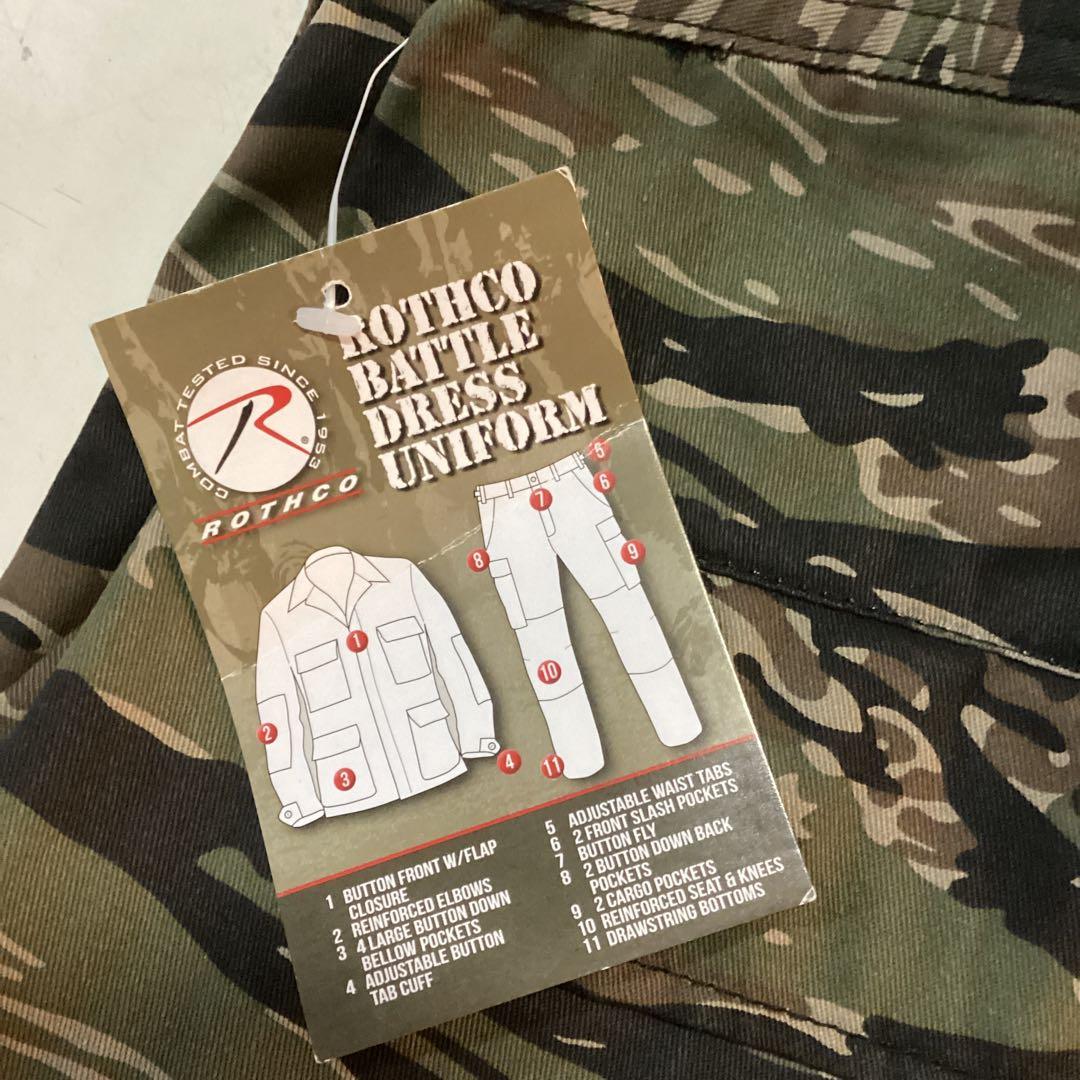 新品未使用 ROTHCO 6Pカーゴパンツ タイガーカモ ミリタリー ワイド