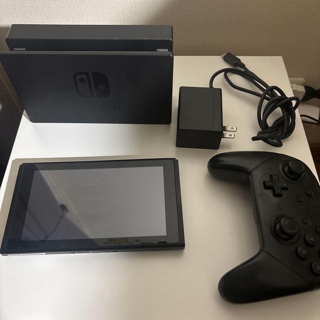 Nintendo Switch 本体プロコントローラー充電器セット