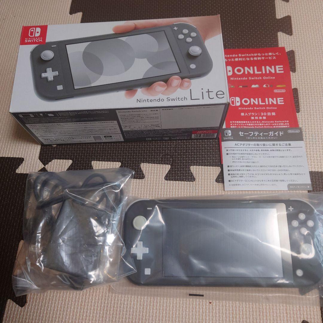 保証期限内　Nintendo Switch Lite グレー 本体