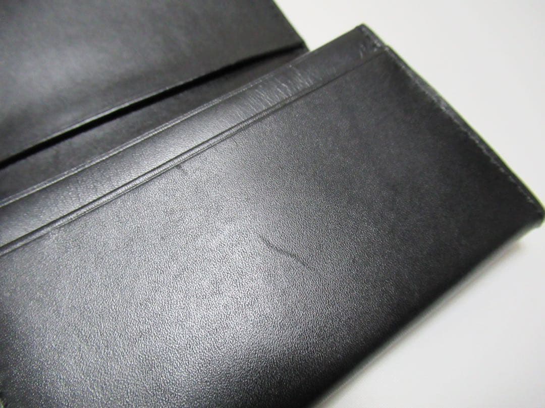 ポールスミス 新品訳あり！マルチストライプポイント牛革名刺入れ カードケース