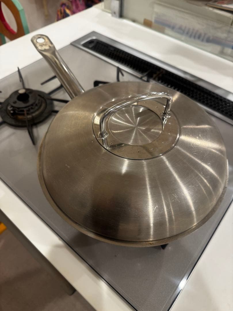 フィスラー プロコレクション 28cm ステンレスフライパン 蓋付き