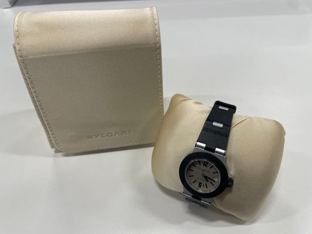 【莉那】BVLGARI AL29TA アルミニウム クォーツ レディース