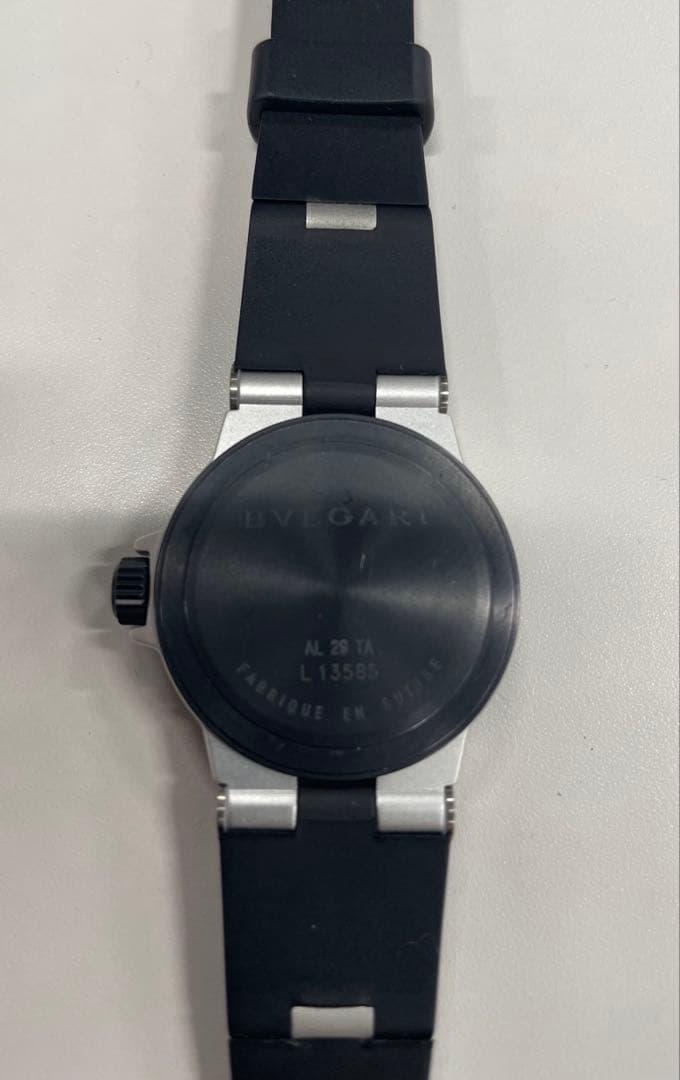 【莉那】BVLGARI AL29TA アルミニウム クォーツ レディース