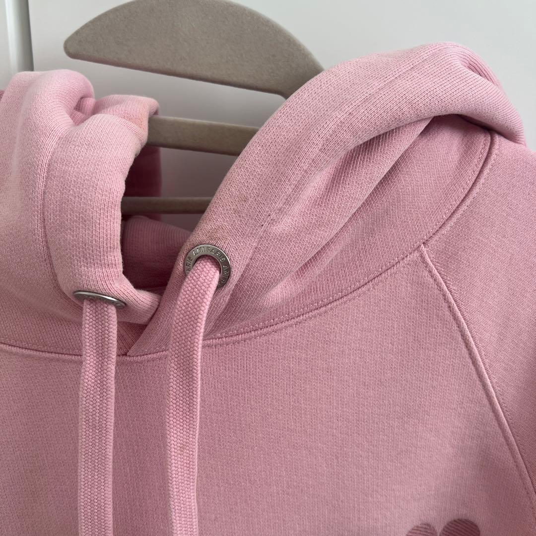 Ami Paris ピンク フード付きパーカー