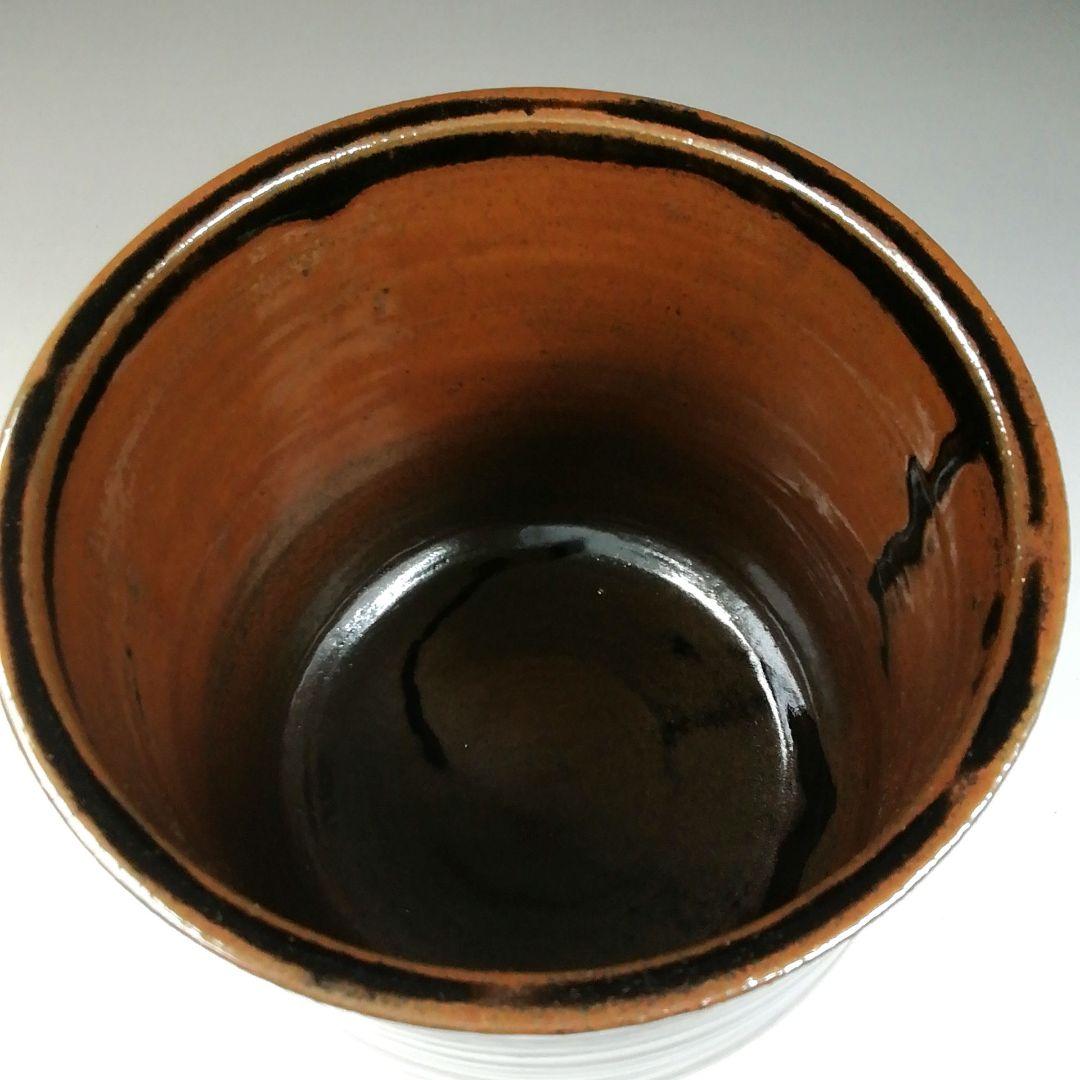 Ｔ７６４　水指　『古瀬戸一重口　水指』『廉な 作』　共箱　茶道具