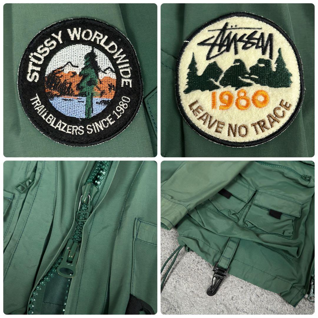 old stussy 00s フィッシング ジャケット オールドステューシー