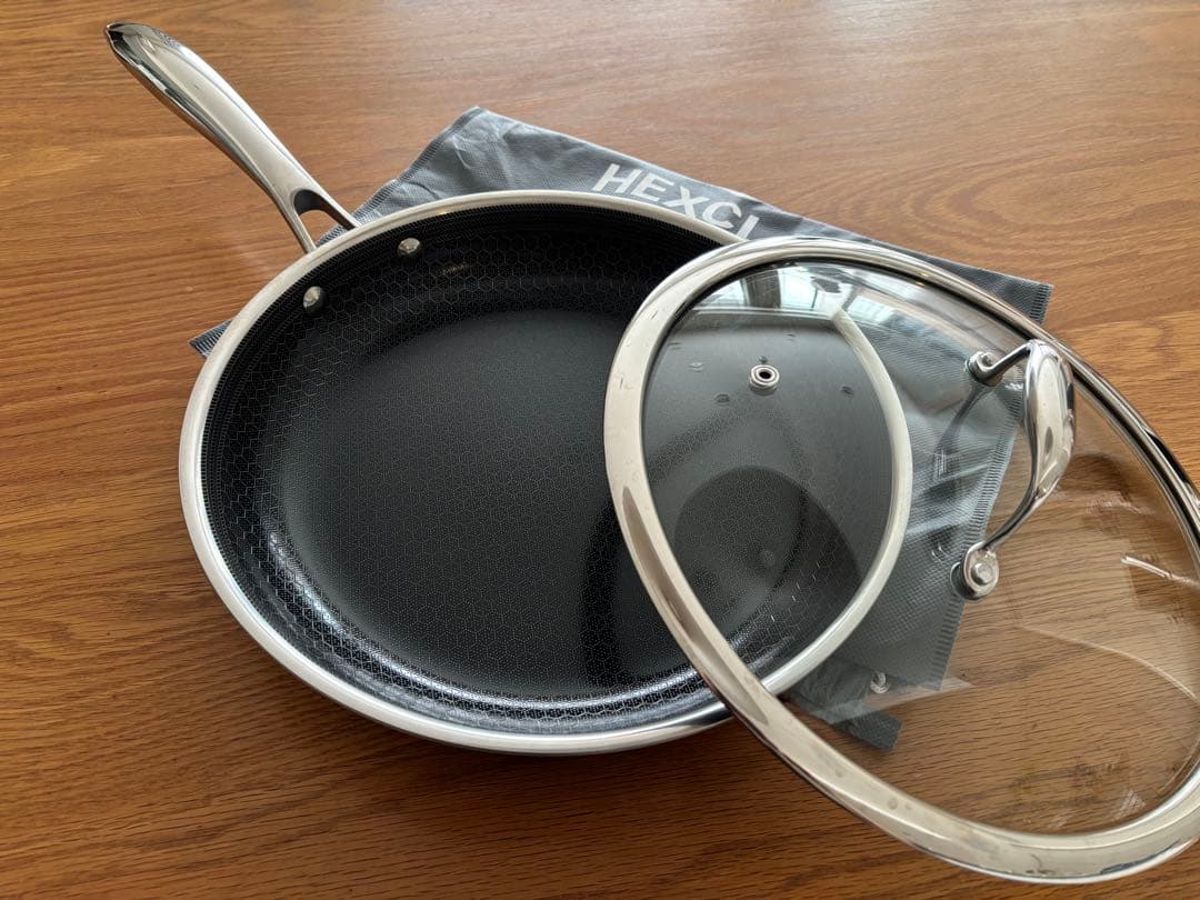 ヘックスラッド ハイブリッド ノンスティック フライパン 26cm ガラス蓋付