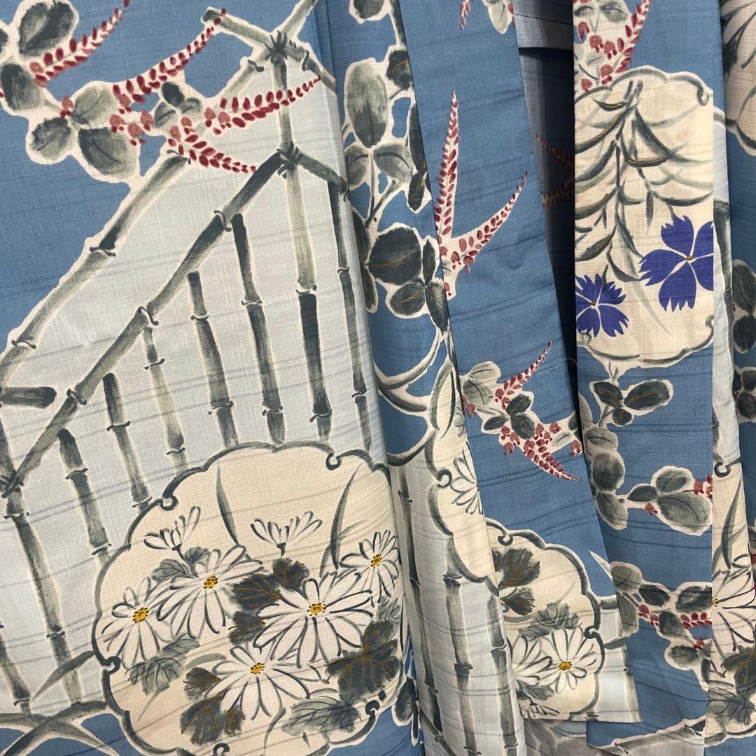 浴衣 さんび レディースMサイズ　クリーニング済み