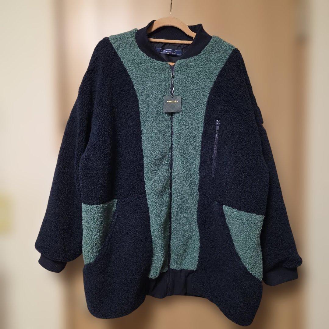 専用 D.S.CLUB ドラッグストアーズ ボアジャケット ネイビー