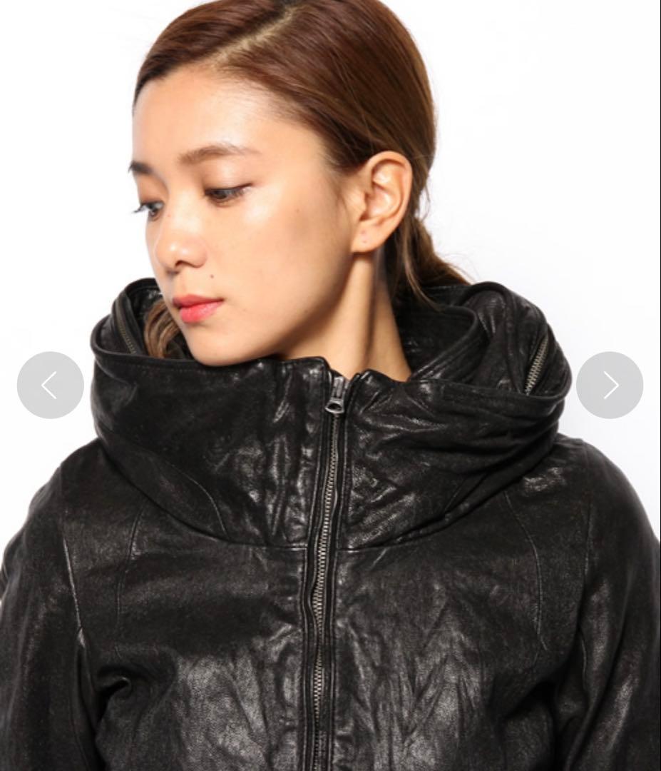 【美品】goa ゴア ビッグフード レザー ジャケット