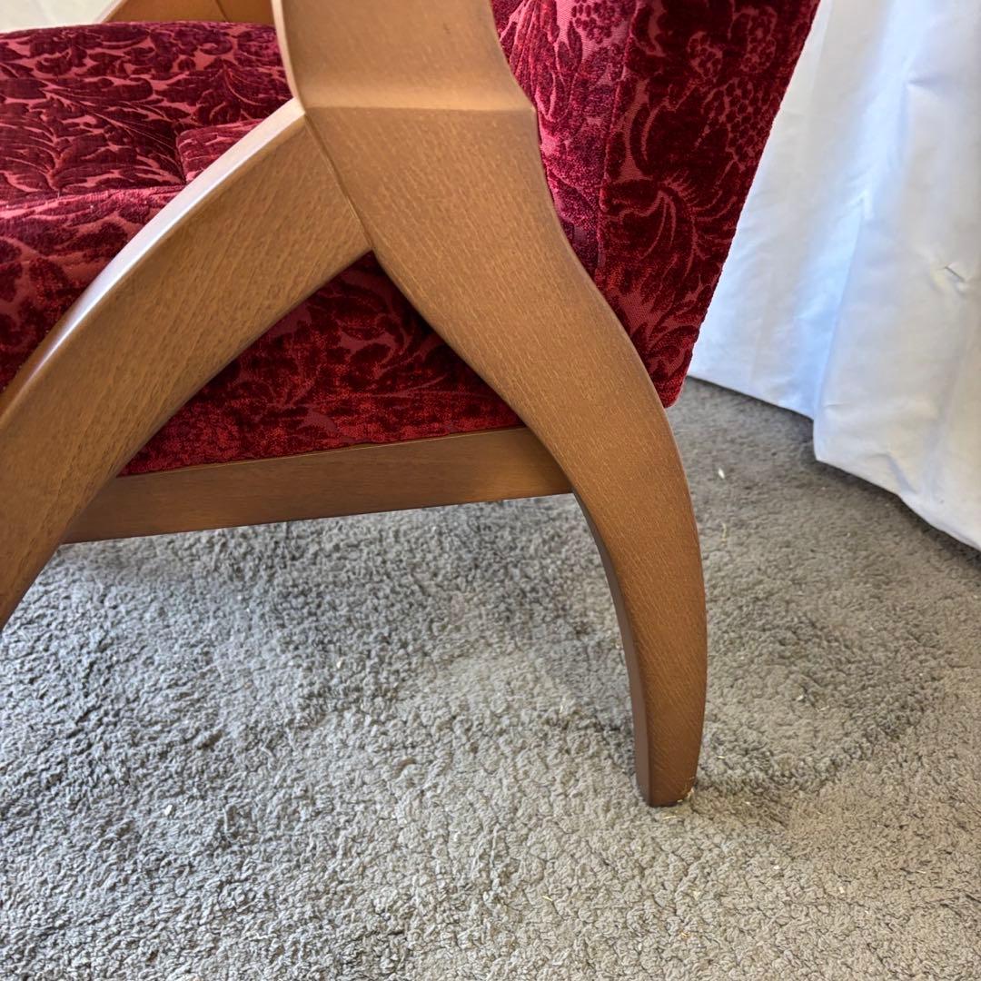 22⭕️展示品　ポスチャーサポートチェア　PSC-IV　赤　腰痛対策　設置無料