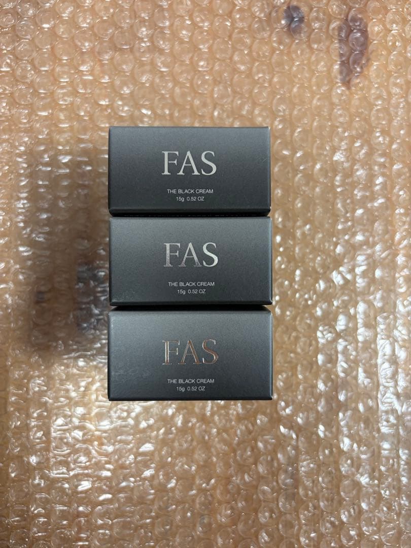FAS ファス ザ ブラック クリーム 15g×3