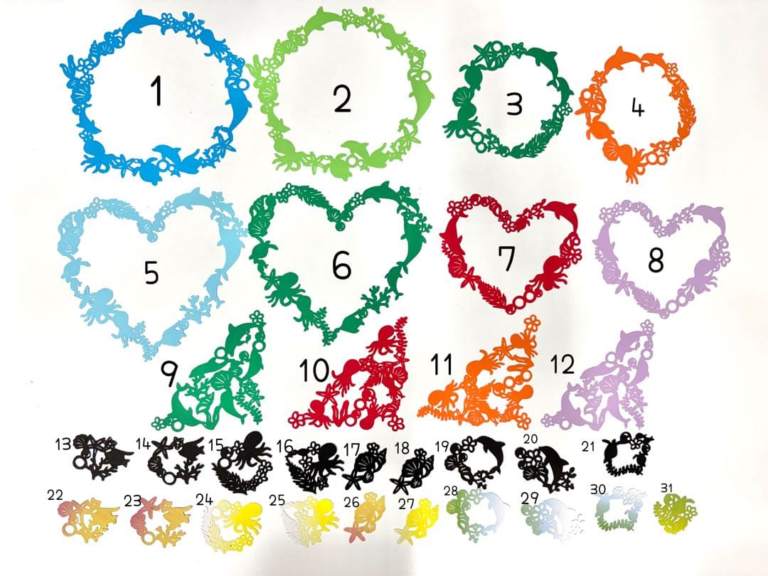 お取引中　切り絵