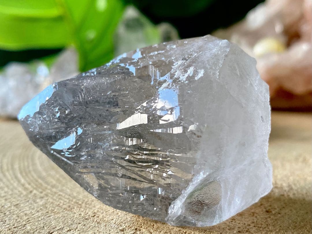 ガネーシュヒマール産　ヒマラヤ水晶　トライゴーニック　レコードキーパー　天然石